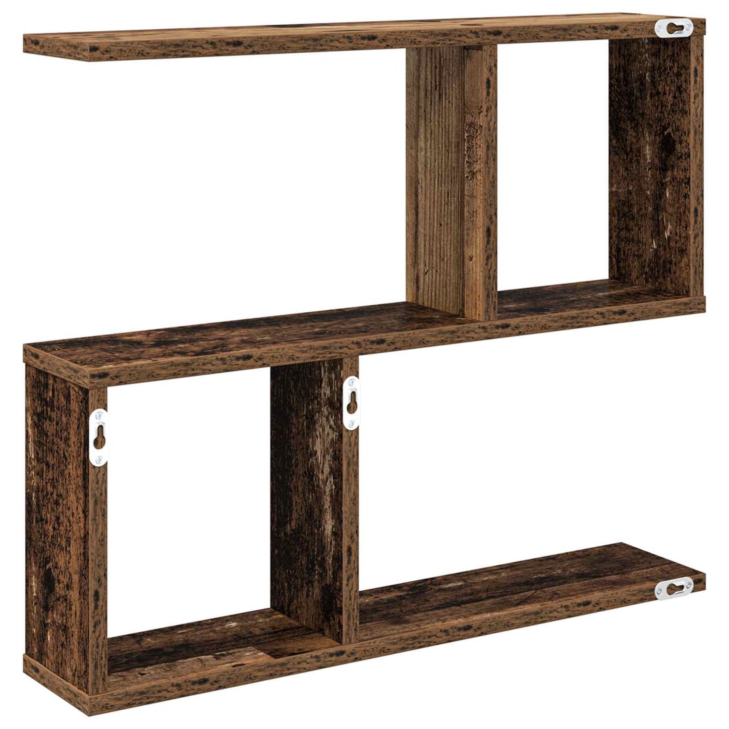 Wall Shelf Old Wood 60 x 12 x 50.5 cm Engineered Wood