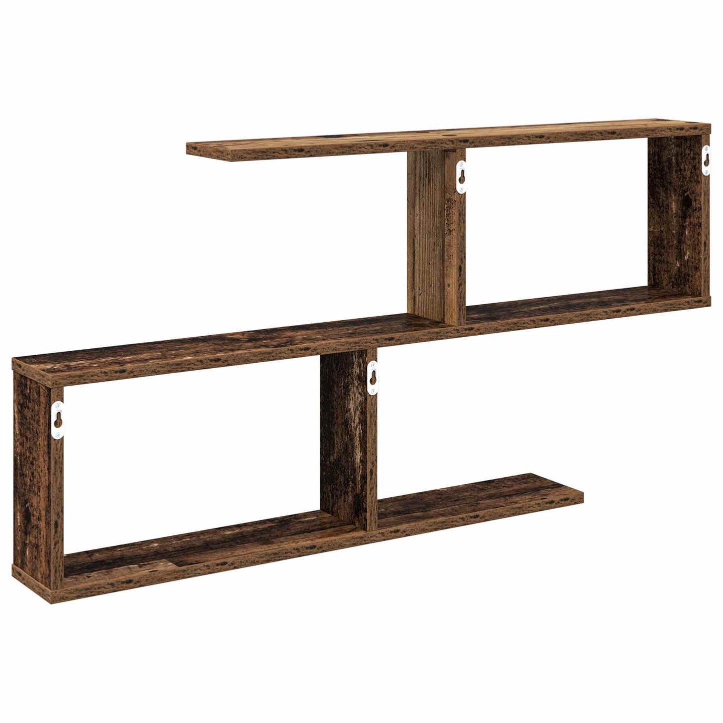Wall Shelf Old Wood 100 x 12 x 50.5 cm Engineered Wood