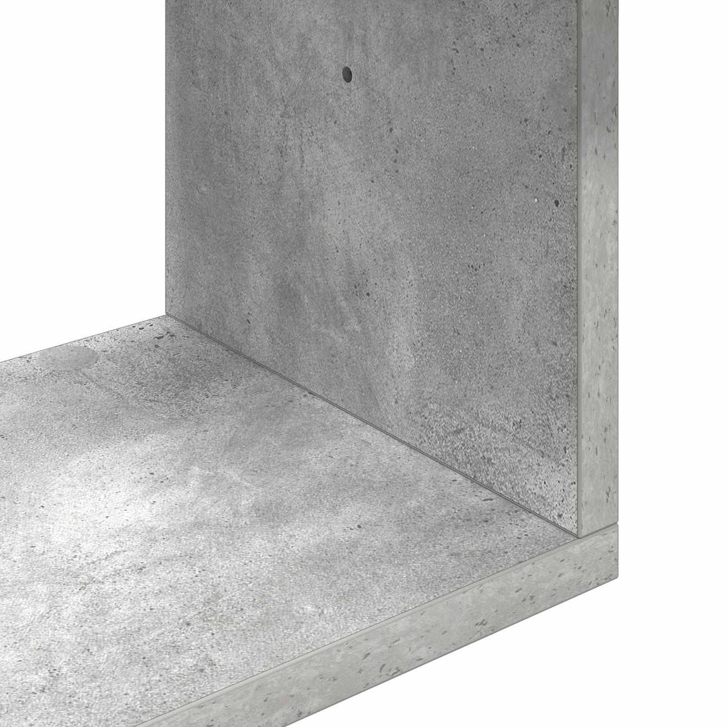 Wall Shelf Concrete Grey 80 x 12 x 79.5 cm Engineered Wood