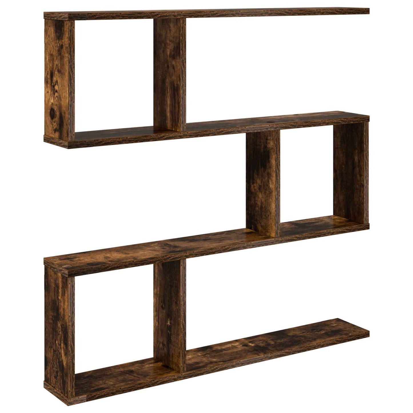 Wall Shelf Smoked Oak 80 x 12 x 79.5 cm Engineered Wood