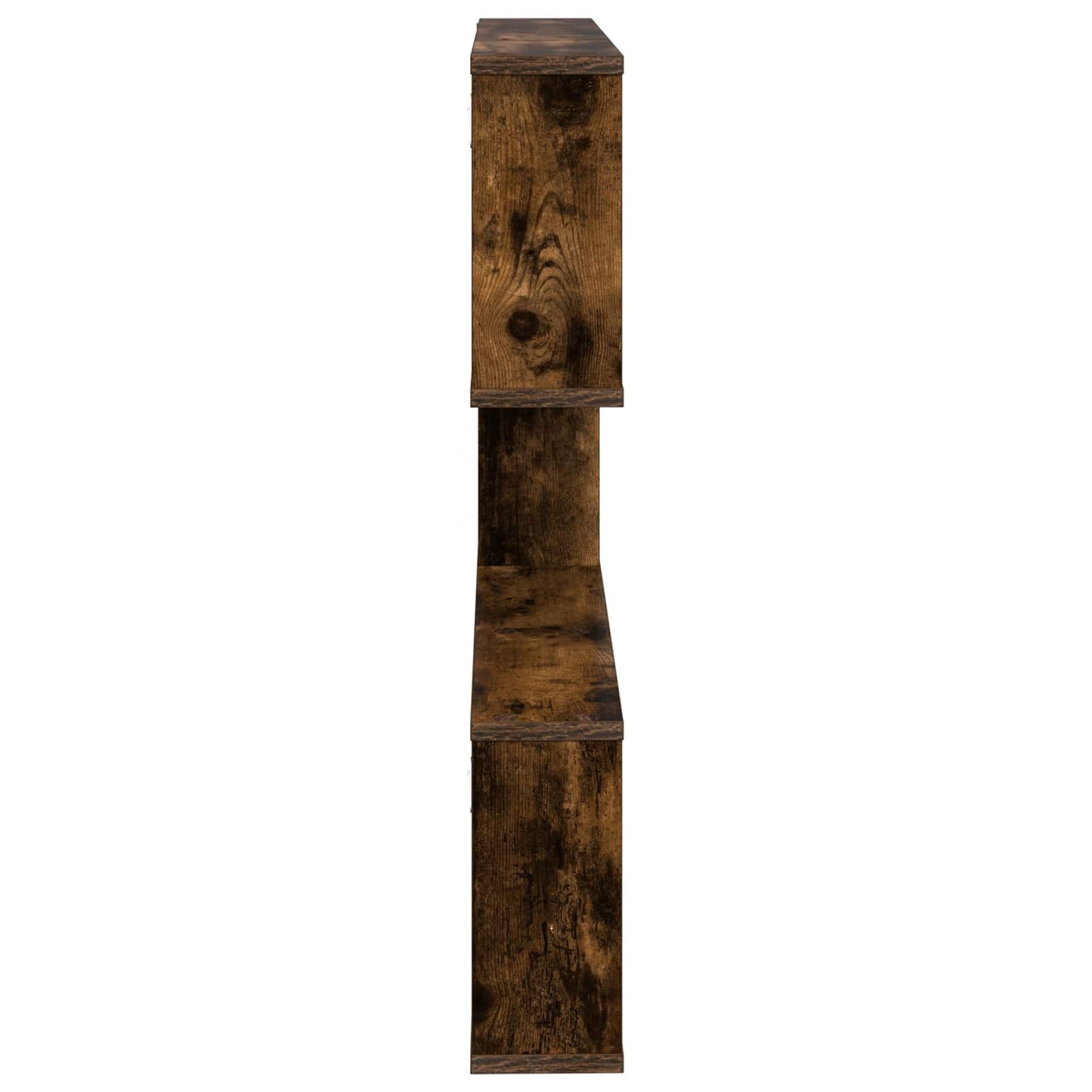 Wall Shelf Smoked Oak 80 x 12 x 79.5 cm Engineered Wood