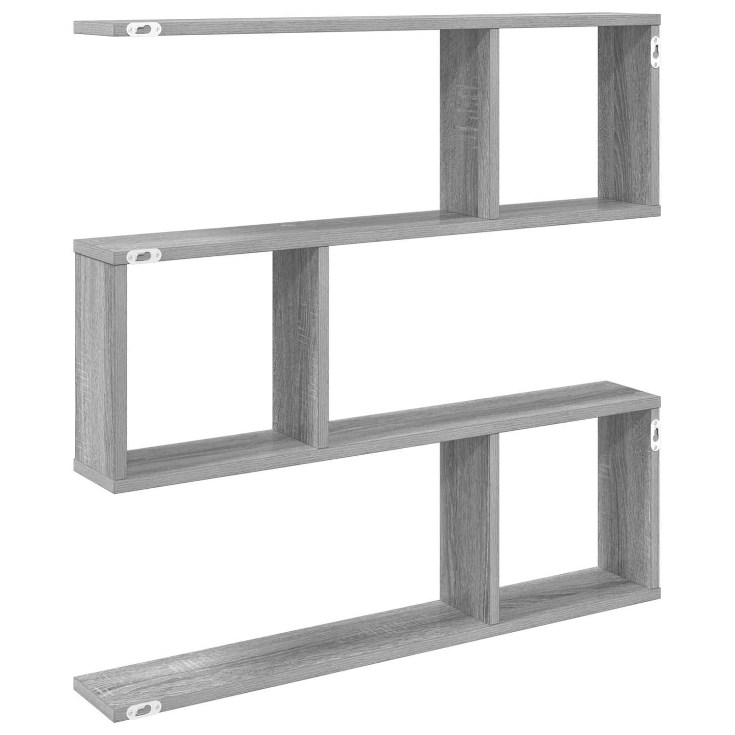 Wall Shelf Grey Sonoma 80 x 12 x 79.5 cm Engineered Wood