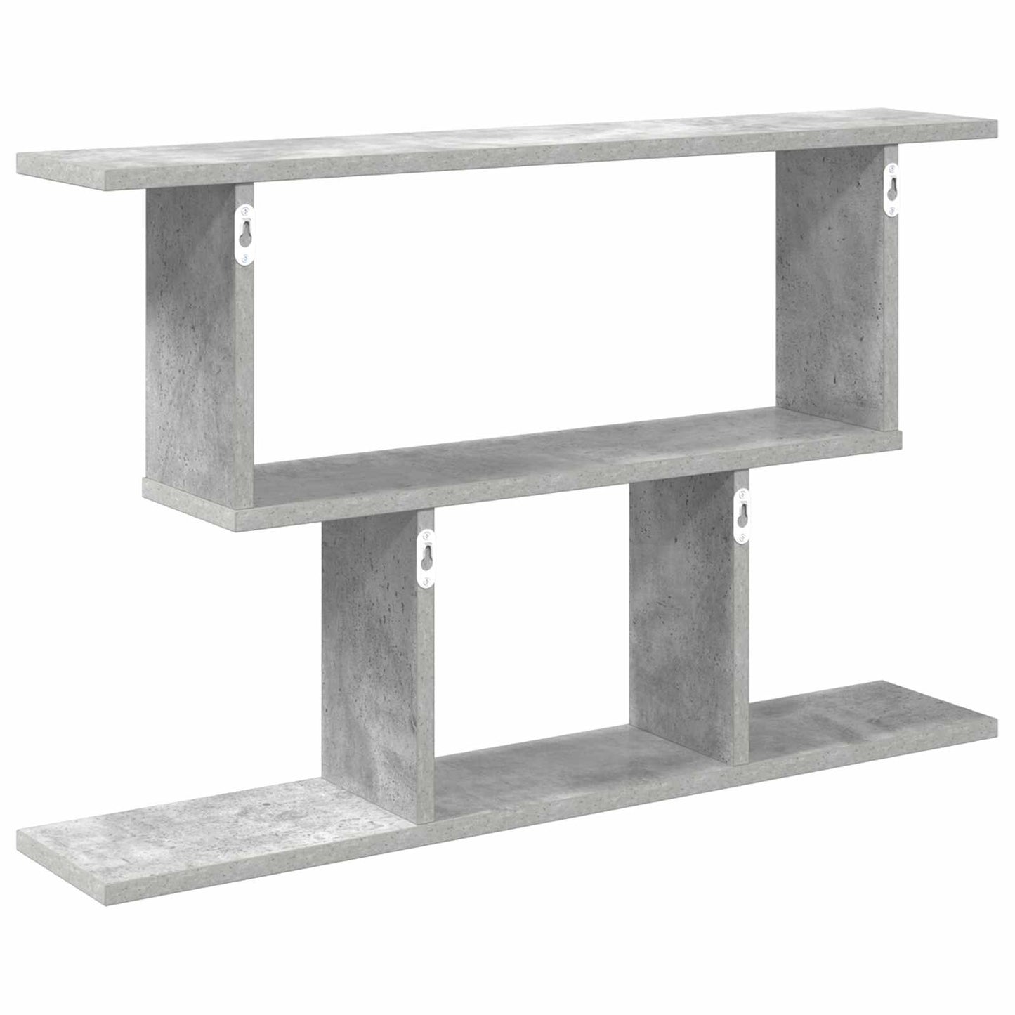 Wall Shelf Concrete Grey 80 x 15 x 50.5 cm Engineered Wood