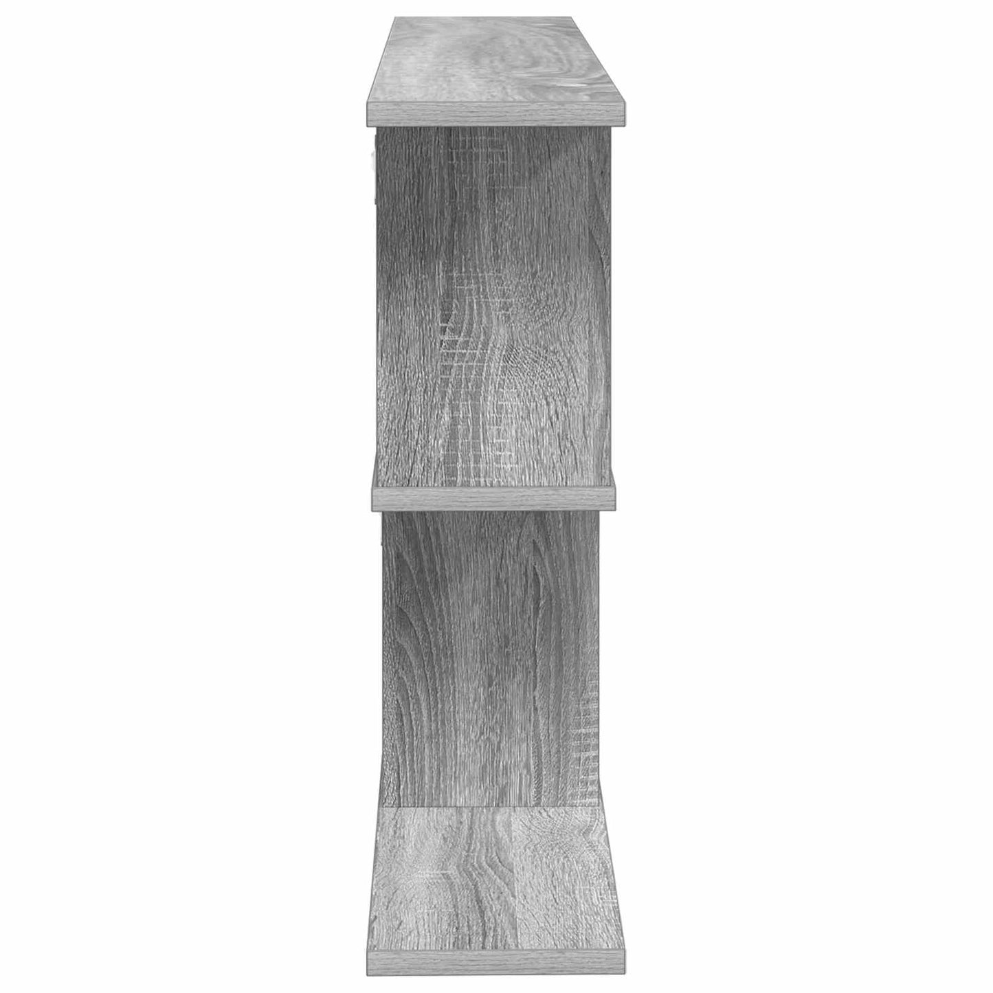 Wall Shelf Grey Sonoma 80 x 15 x 50.5 cm Engineered Wood