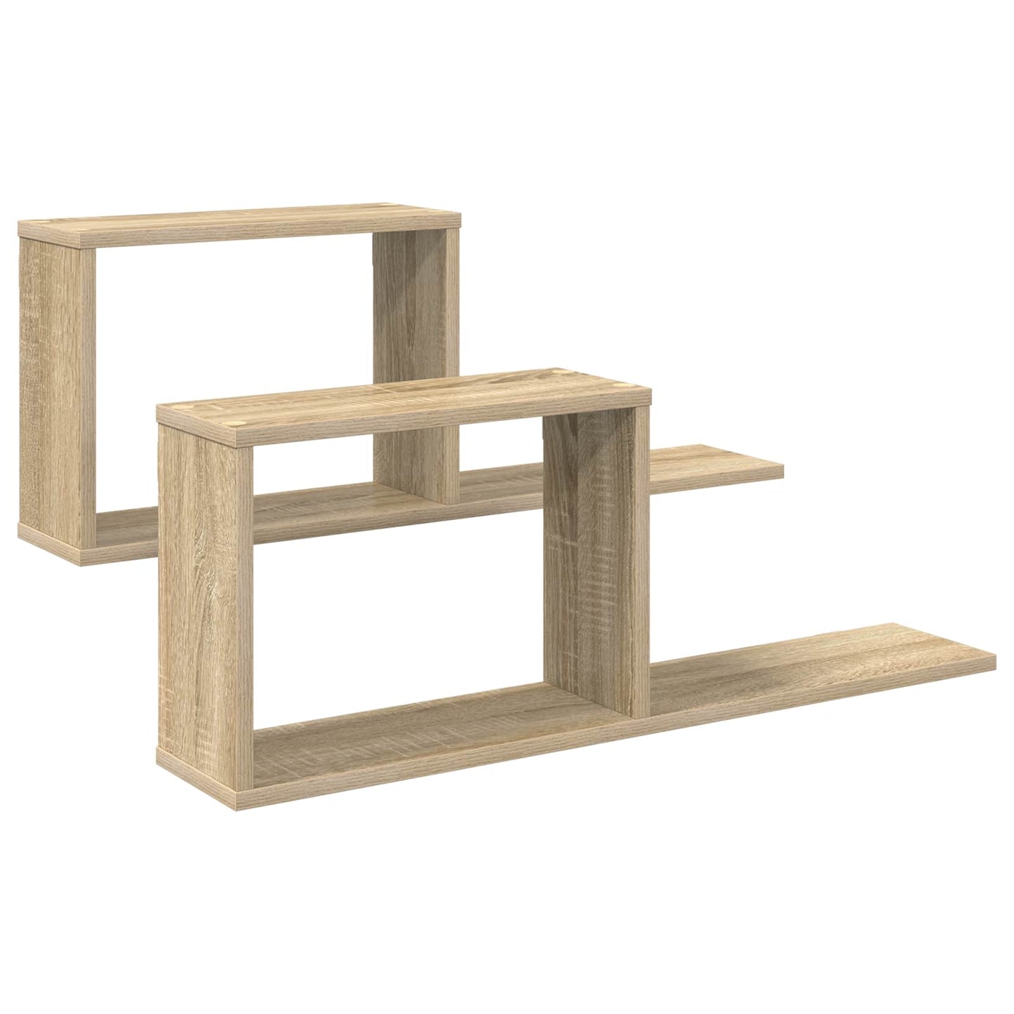 Floating Shelves 2 pcs Sonoma Oak 80 x 15 x 30 cm