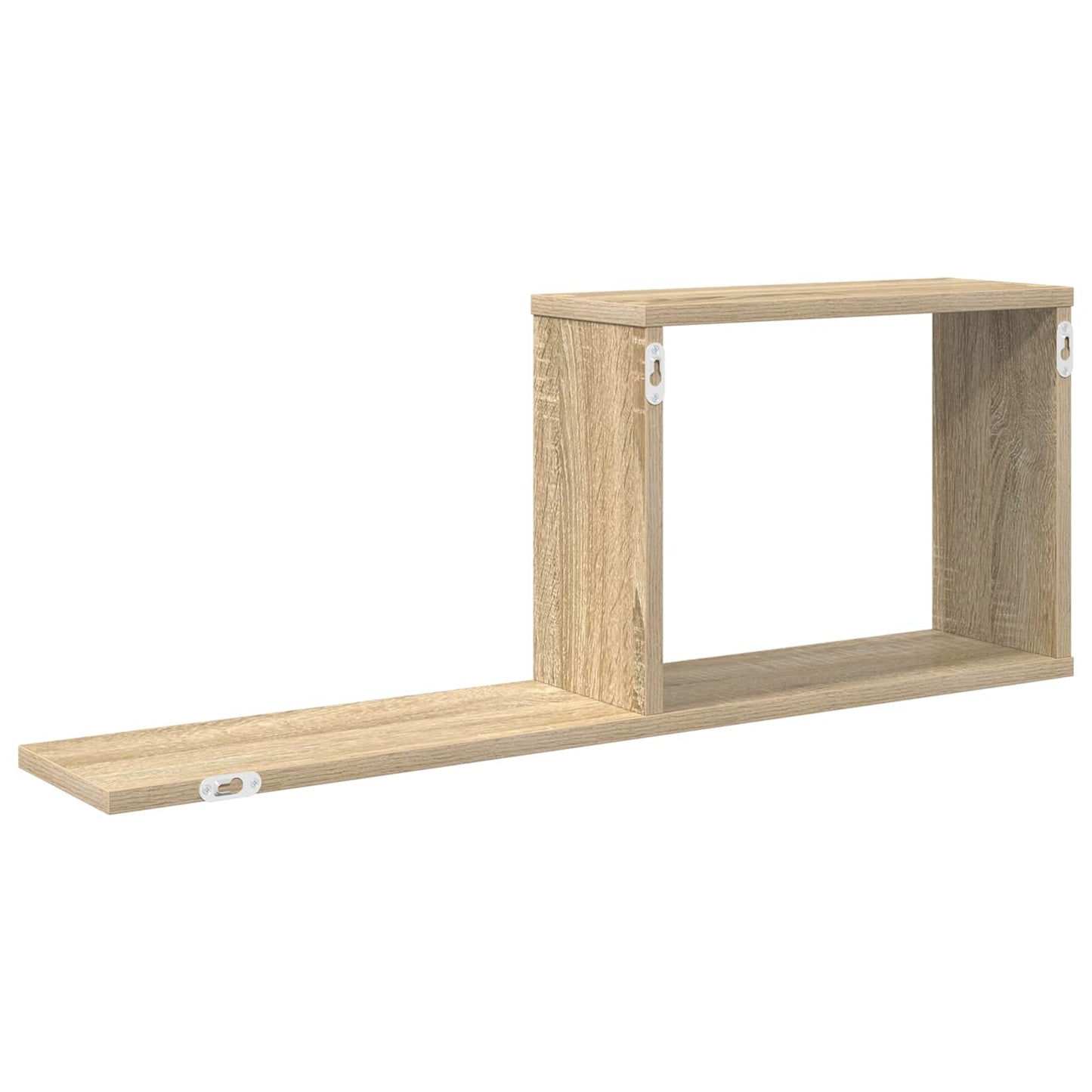Floating Shelves 2 pcs Sonoma Oak 80 x 15 x 30 cm