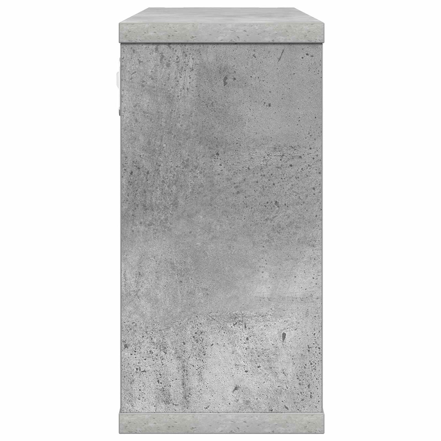 Floating Shelves Concrete Grey 80 x 15 x 30 cm Engineered Wood