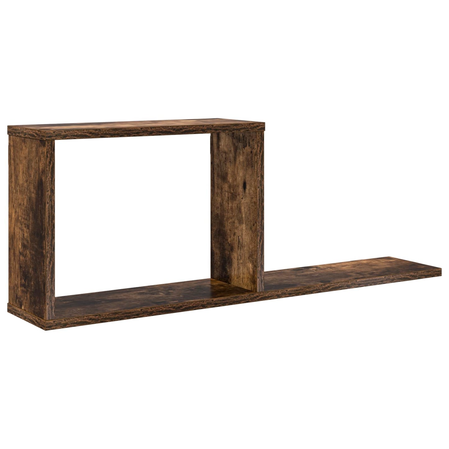 Floating Shelves Smoked Oak 80 x 15 x 30 cm Engineered Wood