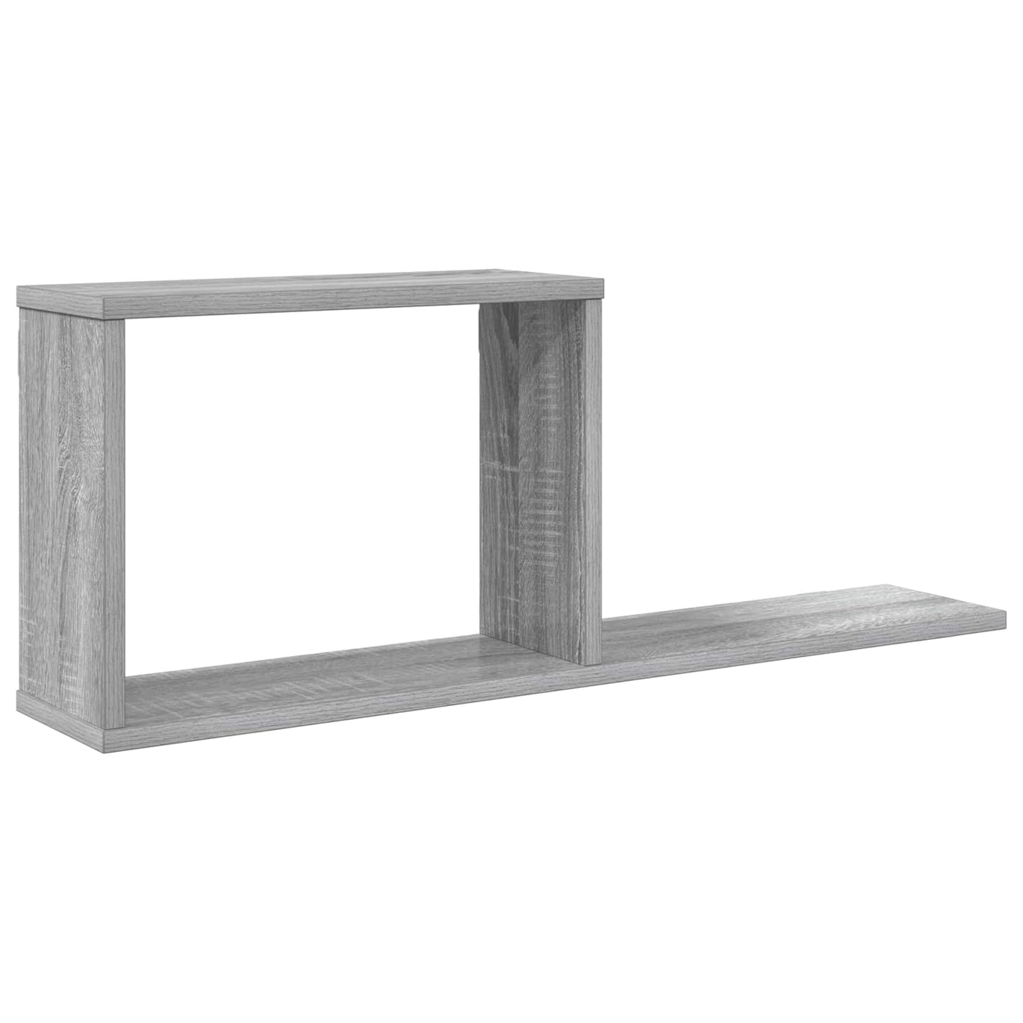 Floating Shelves Grey Sonoma 80 x 15 x 30 cm Engineered Wood