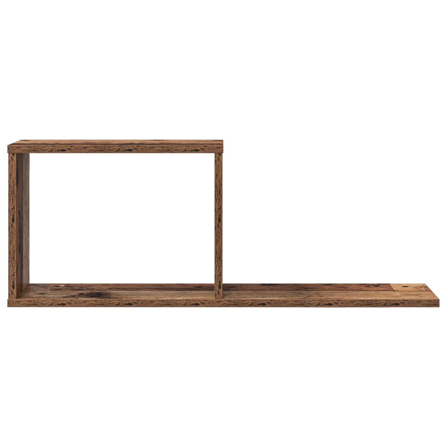 Floating Shelves 2 pcs Old Wood 80 x 15 x 30 cm Engineered Wood