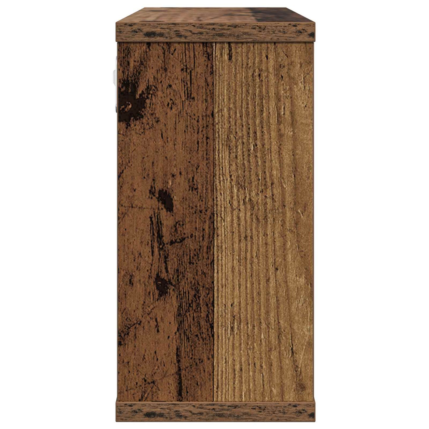 Floating Shelves 2 pcs Old Wood 80 x 15 x 30 cm Engineered Wood