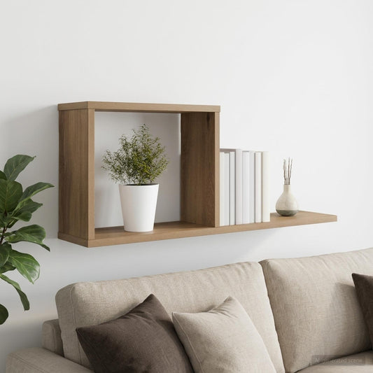 Floating Shelves Artisan Oak 80 x 15 x 30 cm Engineered Wood