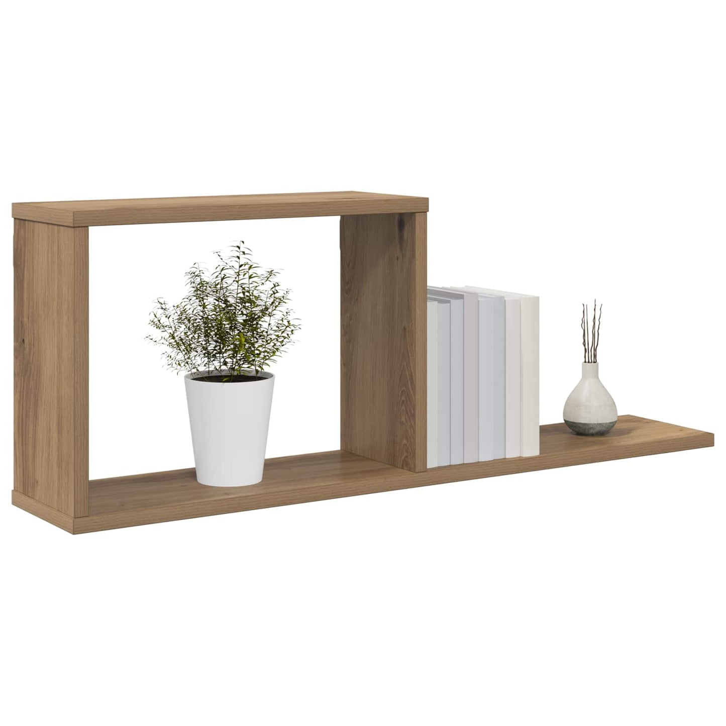 Floating Shelves 2 pcs Artisan Oak 80 x 15 x 30 cm