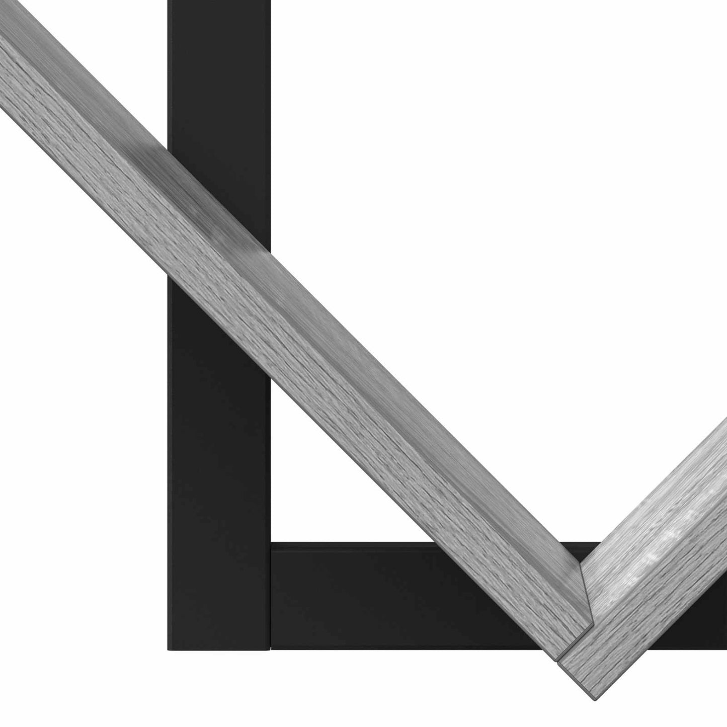 Wall Floating Shelf 2 pcs Grey Sonoma 43 x 15 x 47 cm