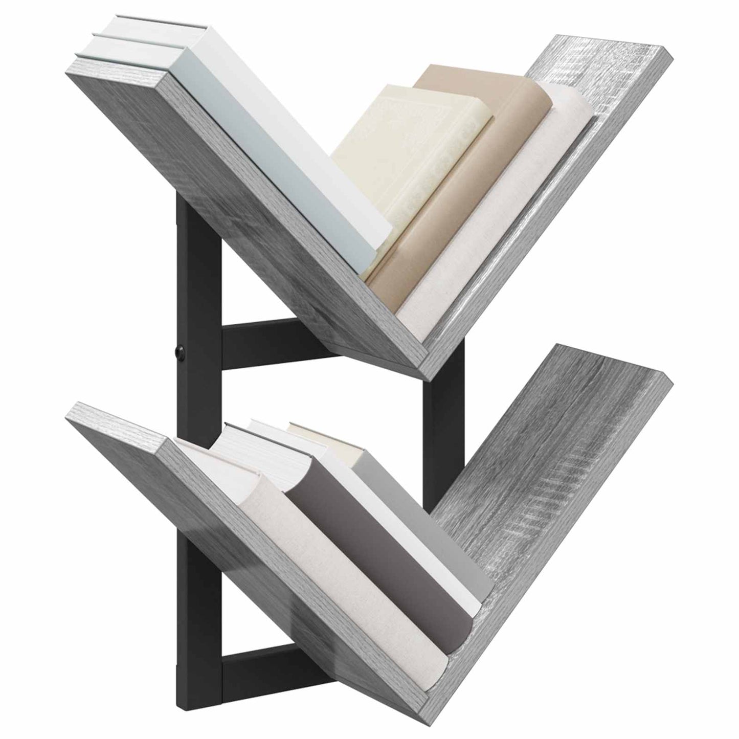 Wall Floating Shelf 2 pcs Grey Sonoma 43 x 15 x 47 cm