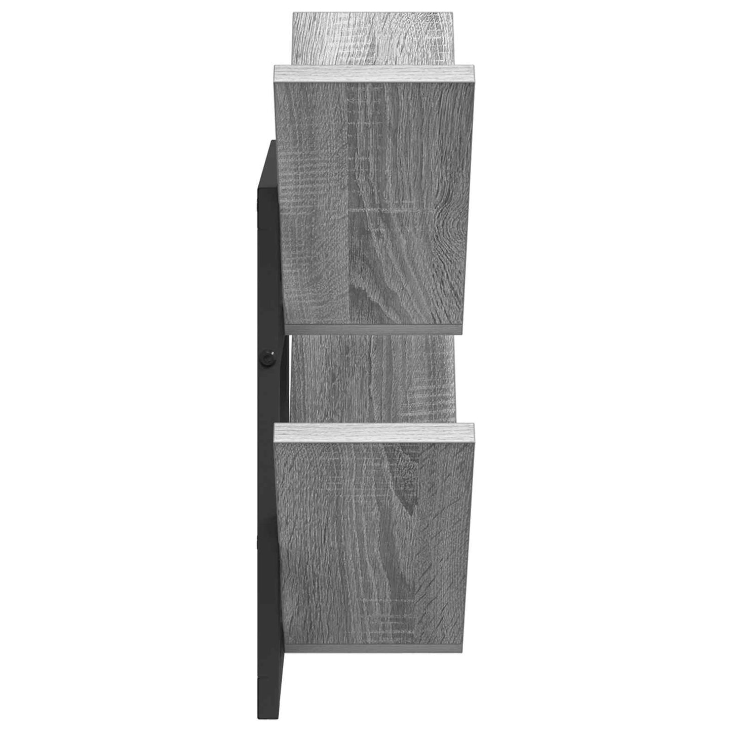 Wall Floating Shelf 2 pcs Grey Sonoma 43 x 15 x 47 cm