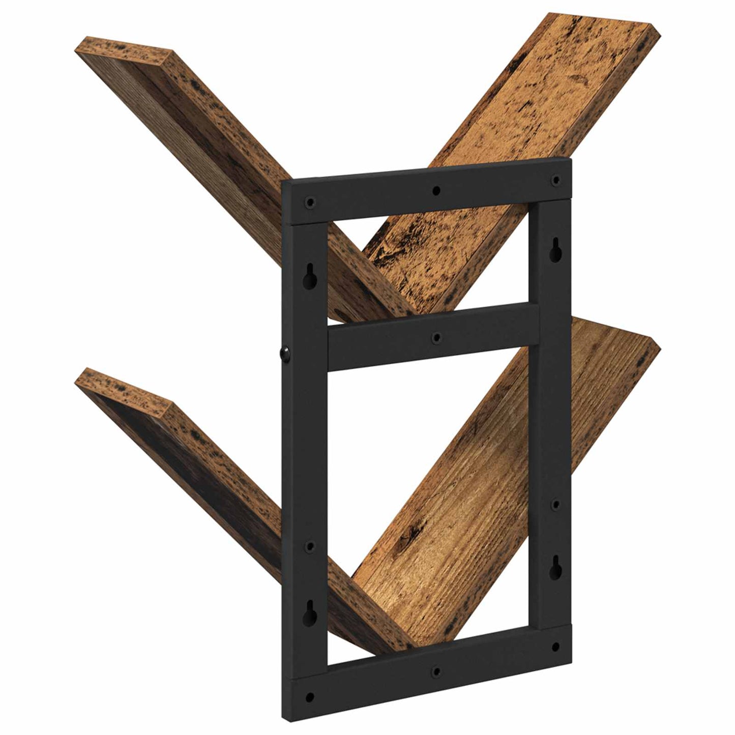 Wall Floating Shelf 2 pcs Old Wood 43 x 15 x 47 cm