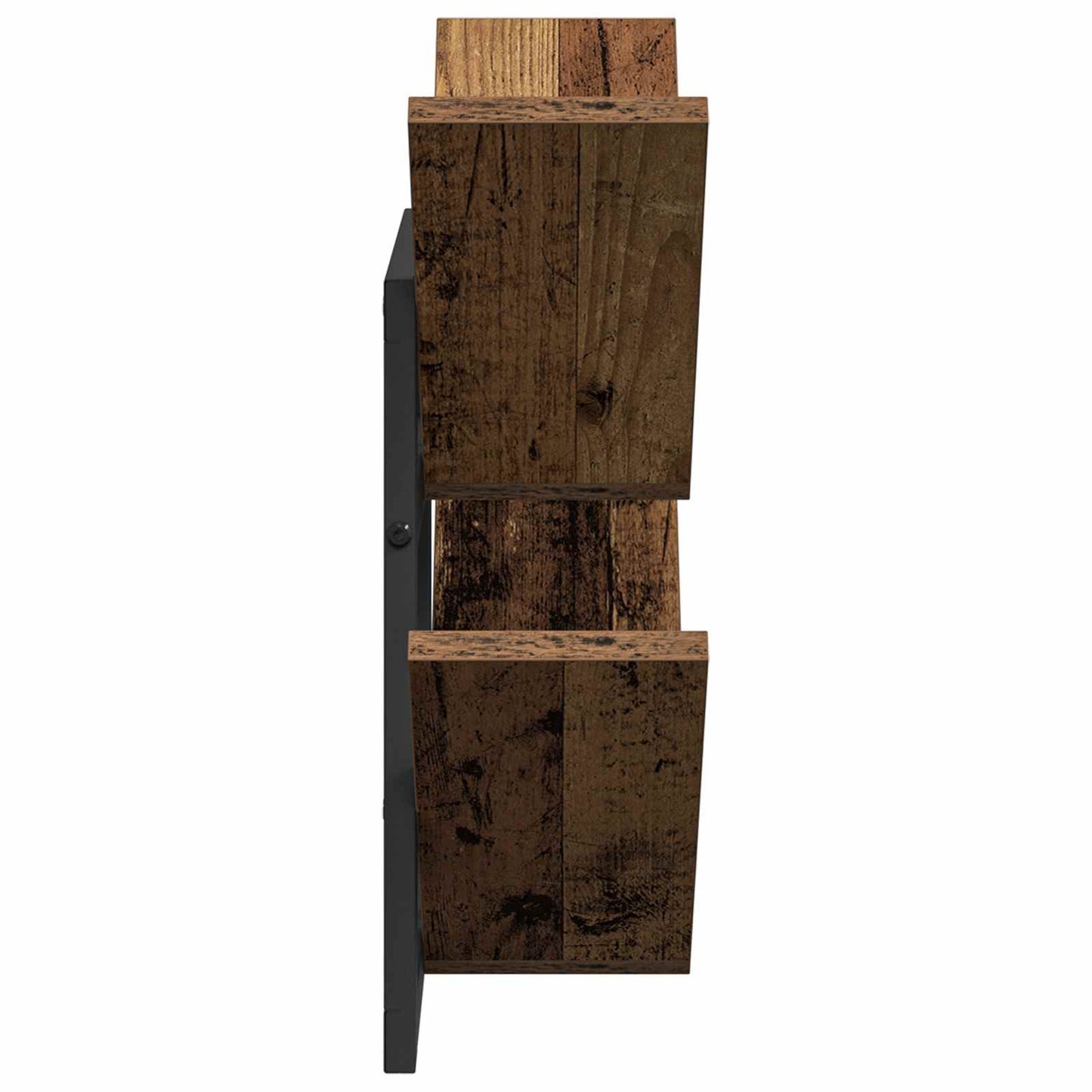 Wall Floating Shelf 2 pcs Old Wood 43 x 15 x 47 cm