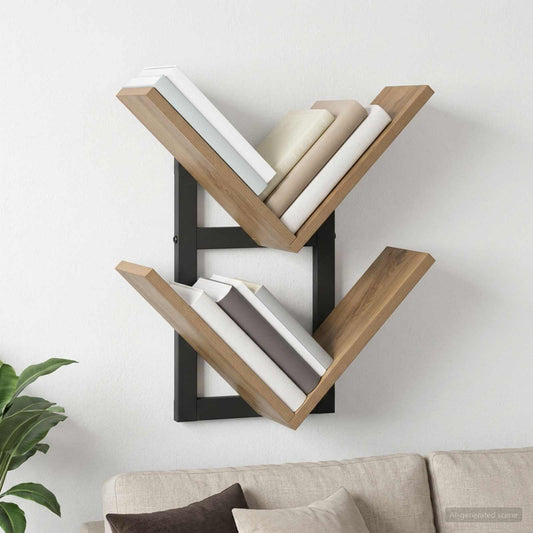 Wall Floating Shelf Artisan Oak 43 x 15 x 47 cm Engineered Wood