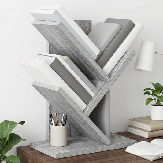 Tree Bookshelf 3-Tier 30 x 18 x 40 cm Engineered Wood