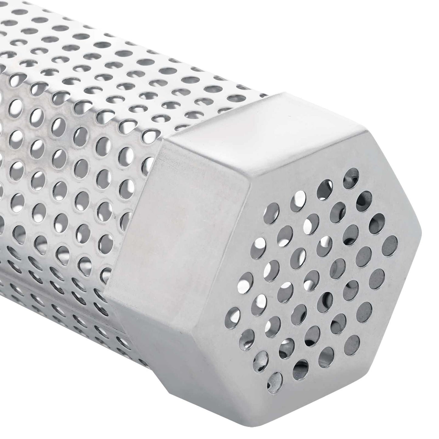 Smoker Tube 2 pcs 5 x 5 x 30 cm Stainless Steel 304 Silver