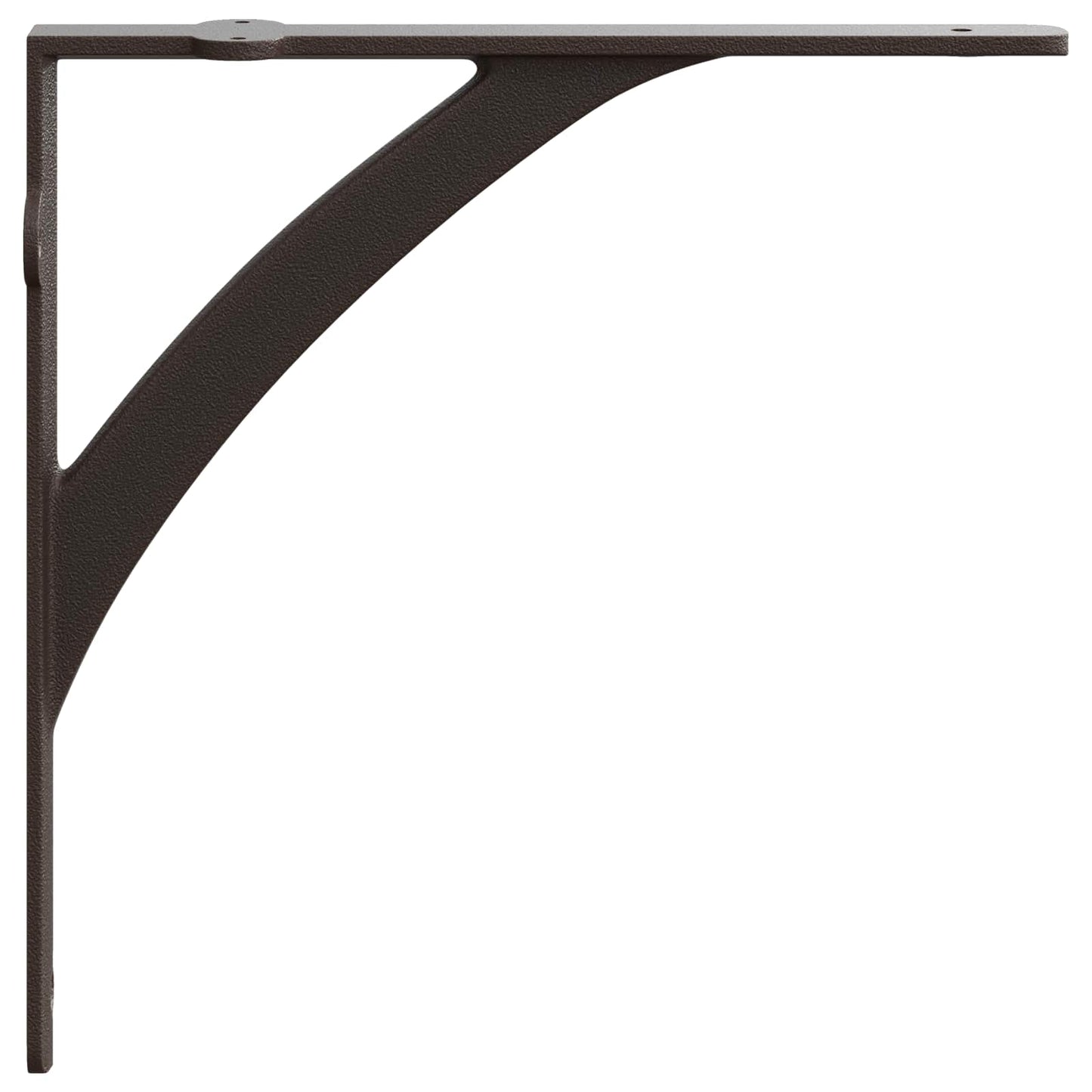 Wall Shelf Brackets 12 pcs Antique Brown 21 x 21 x 3.5 cm Steel