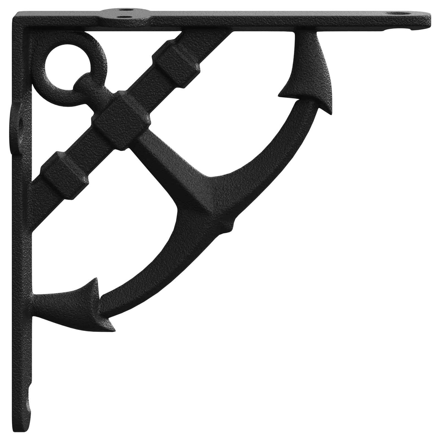 Wall Shelf Brackets 12 pcs Black 10 x 10 x 3 cm Steel