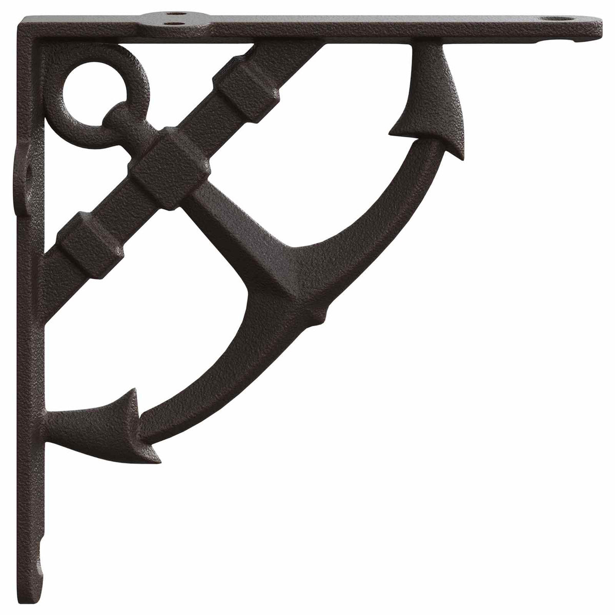 Wall Shelf Brackets 12 pcs Antique Brown 14.5 x 14.5 x 3.5 cm