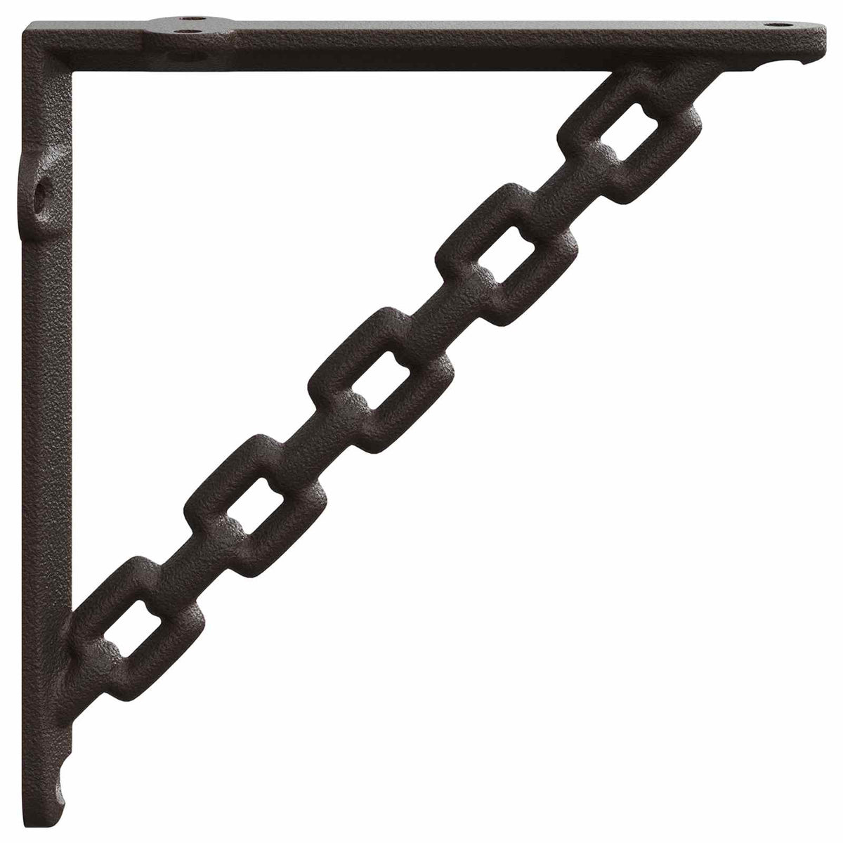 Wall Shelf Brackets 12 pcs Antique Brown 10.5 x 10.5 x 3 cm