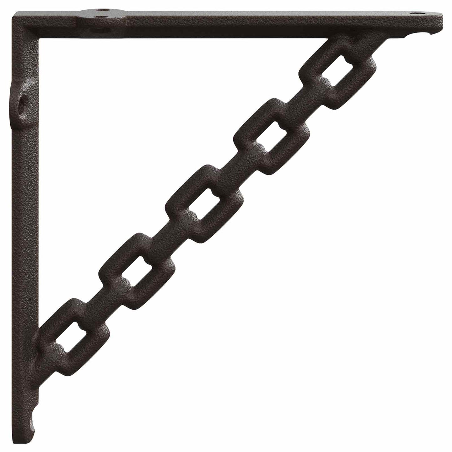 Wall Shelf Brackets 12 pcs Antique Brown 14.5 x 14.5 x 3 cm
