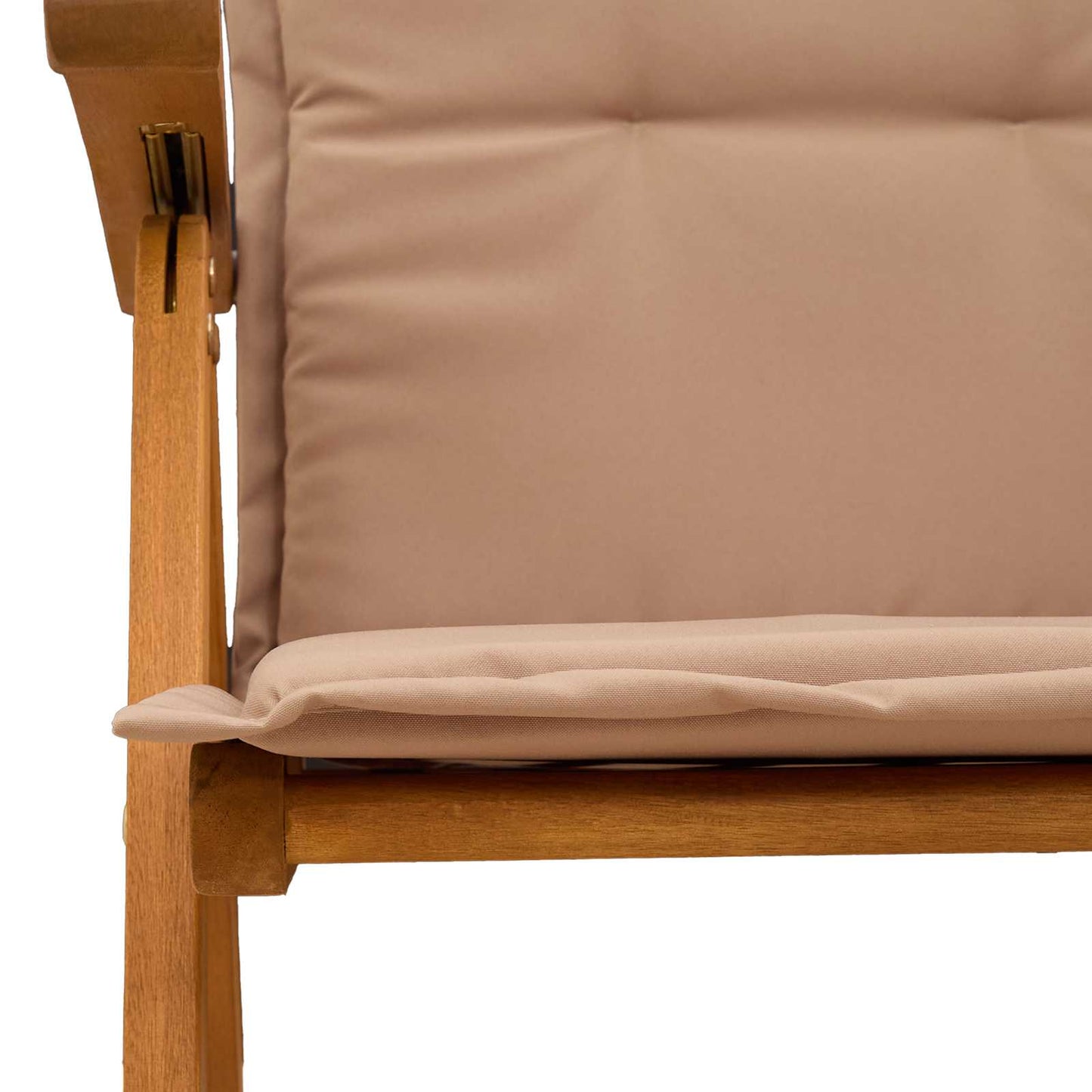 Reclining Garden Chairs 2 pcs Natural Solid Acacia Wood