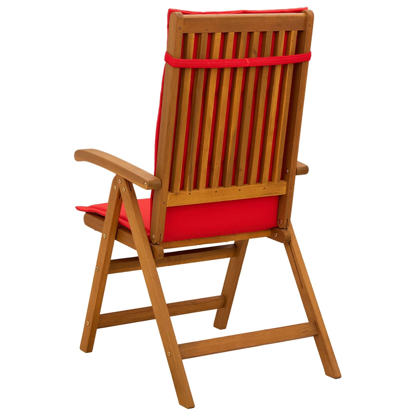 Reclining Garden Chairs 3 pcs Natural Solid Acacia Wood