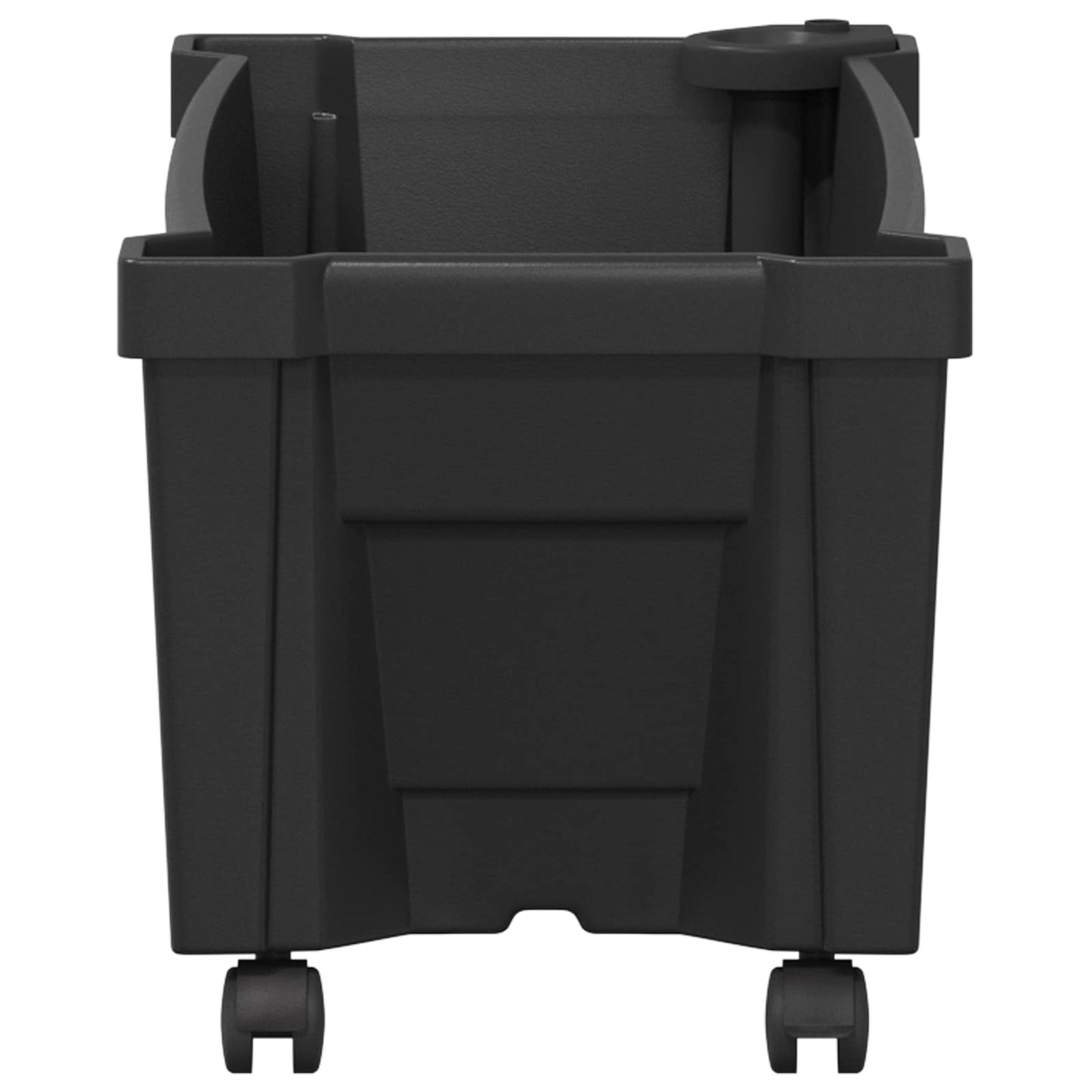 Calypso Planter with Wheels Anthracite 79 x 35 x 33 cm PP