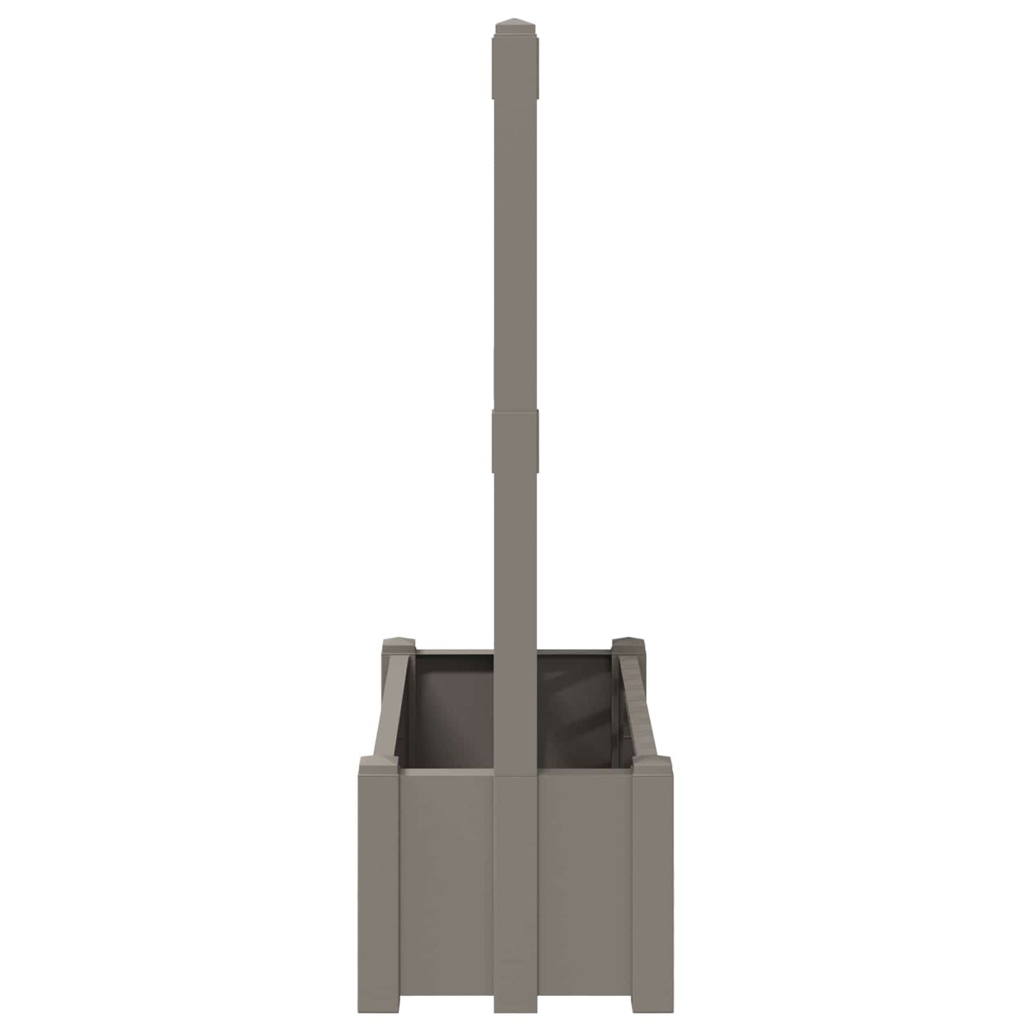 Big Planter with Trellis Grey 99.5 x 43 x 133.5 PP