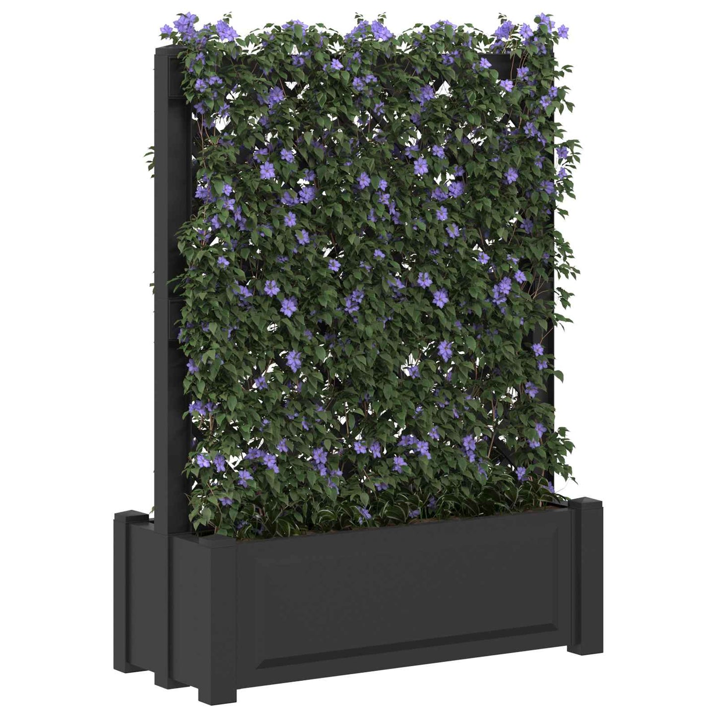 Big Planter with Trellis Anthracite 99.5 x 43 x 133.5 PP