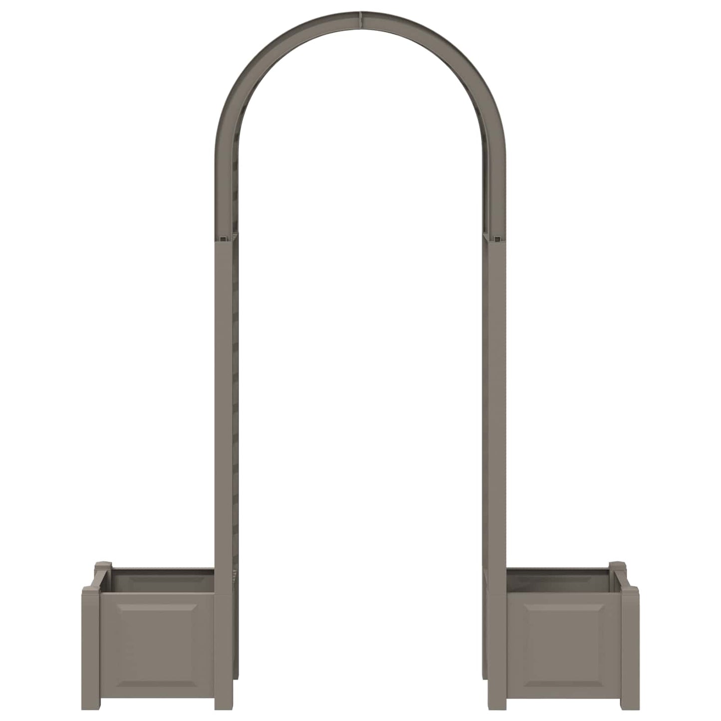 Rose Arch with Planter Grey 168.5 x 43 x 207 cm PP