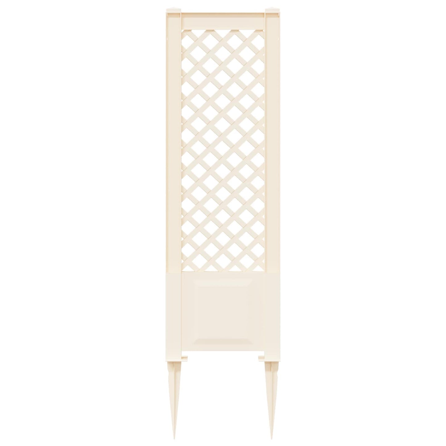 Trellis with Spike White 43 x 6 x 165 cm PP