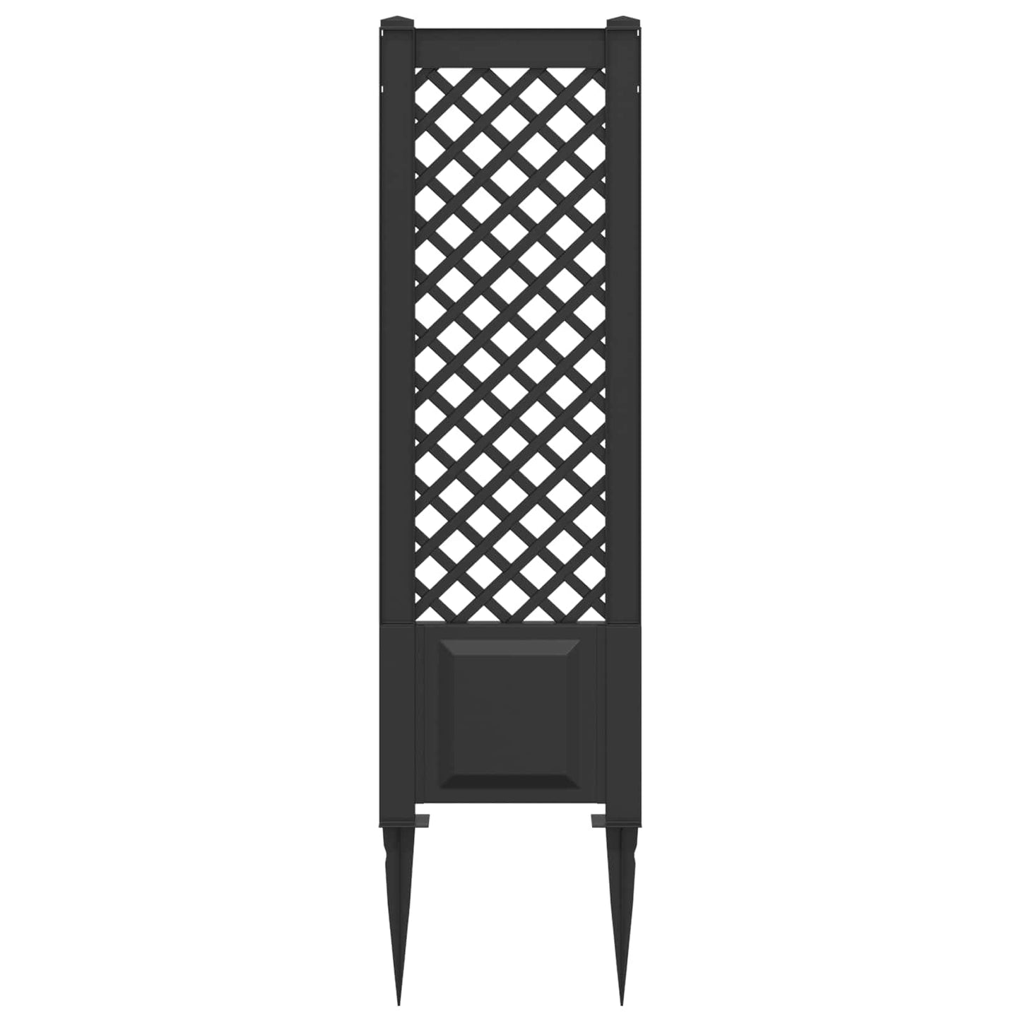 Trellis with Spike Anthracite 43 x 6 x 165 cm PP