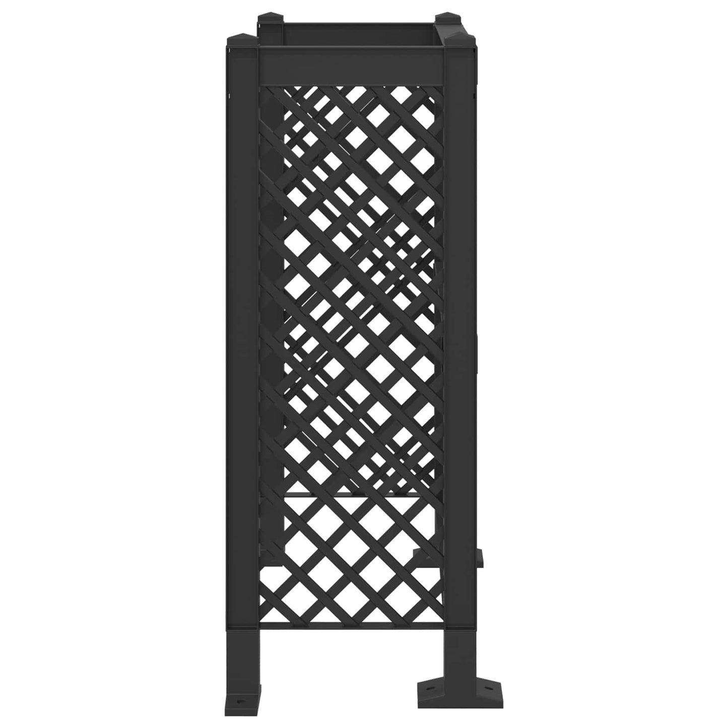 Dustbin Trellis Anthracite 123 x 47 x 114 cm PP