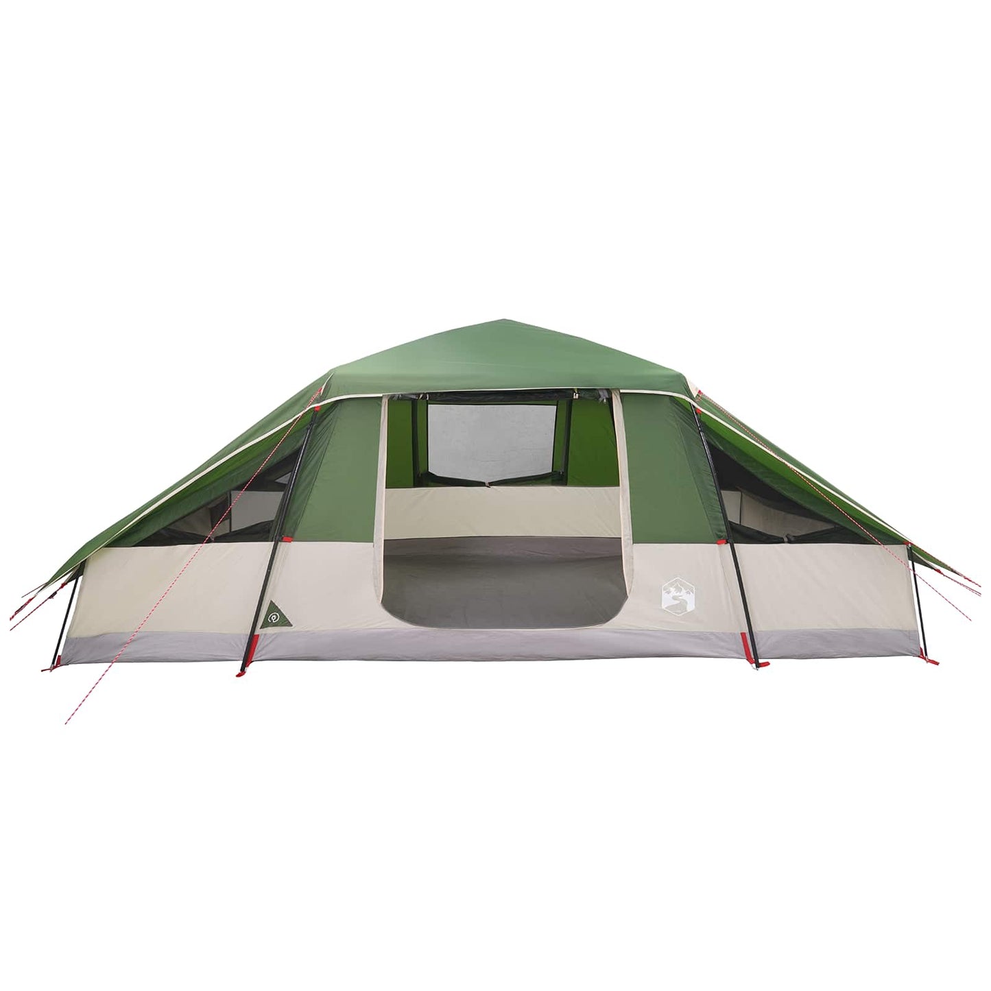 Family Tent with Rainfly Water-resistant Green 10-Person