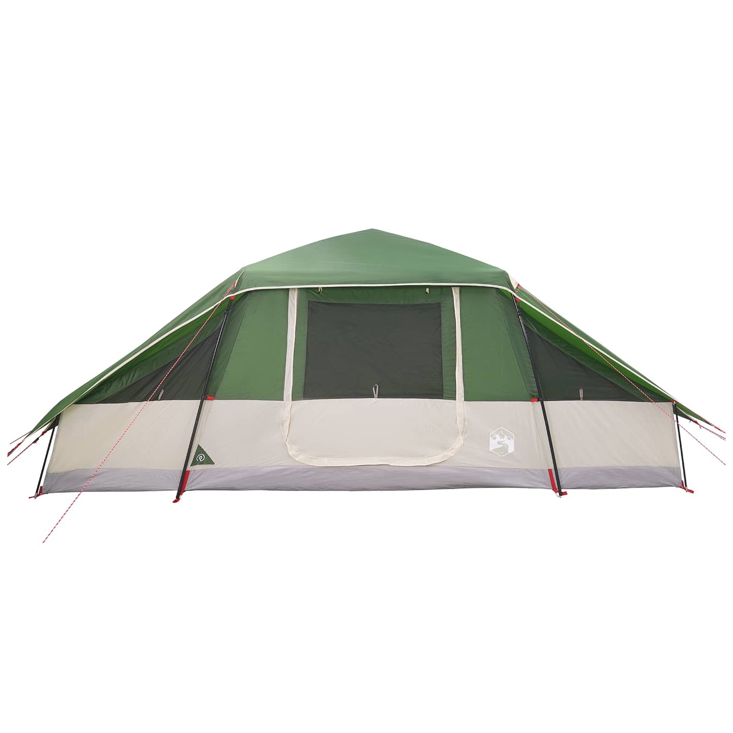 Family Tent with Rainfly Water-resistant Green 10-Person