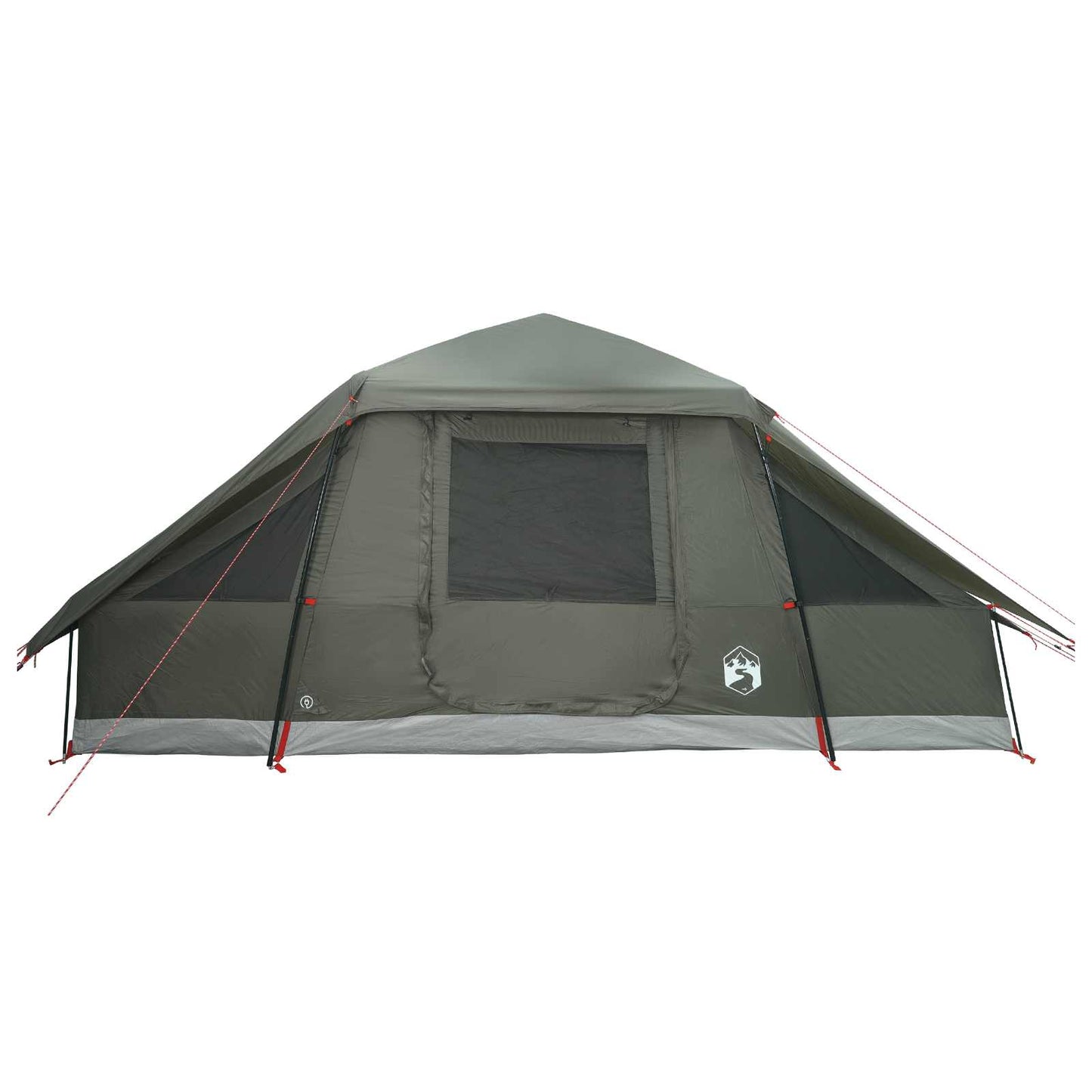 Family Tent with Rainfly Water-resistant 6-Person Army Green