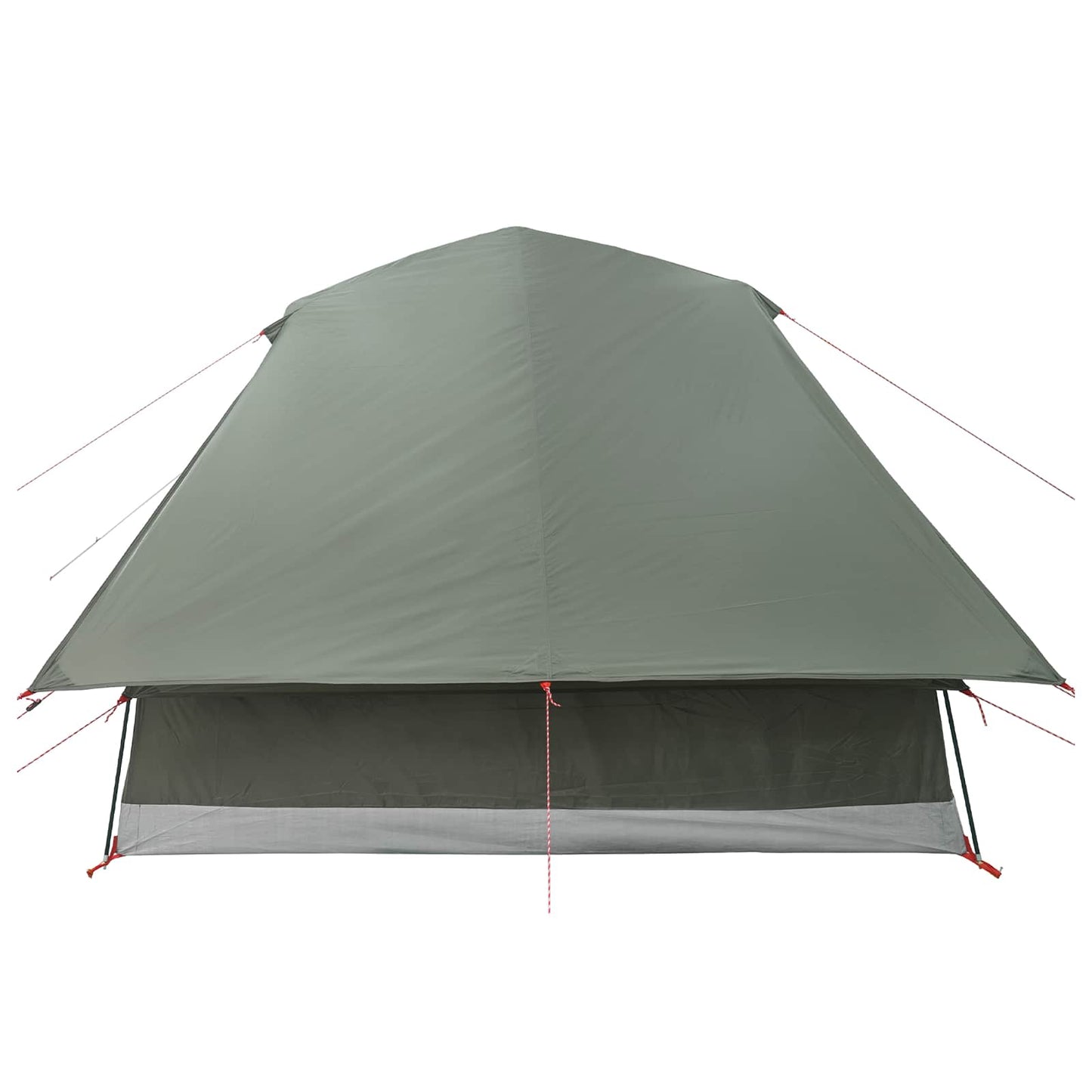 Family Tent with Rainfly Water-resistant 6-Person Army Green