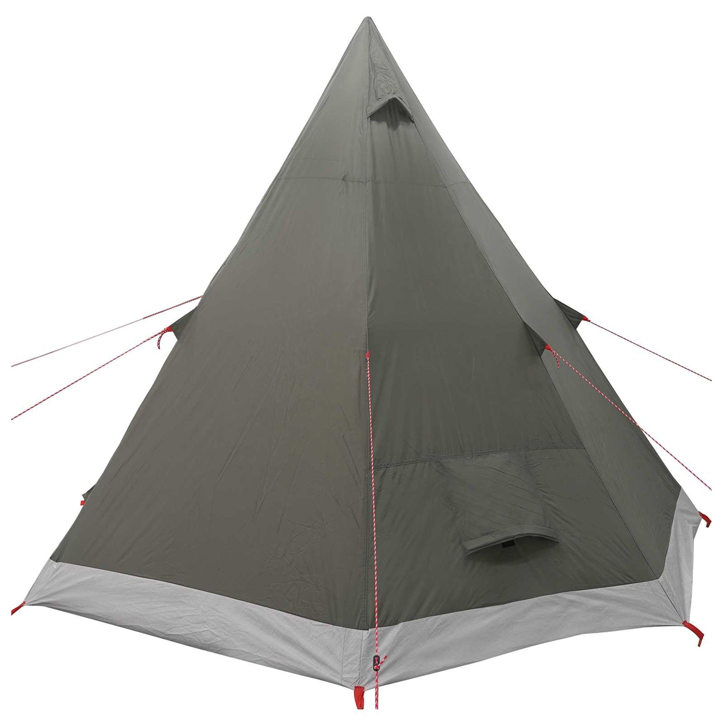 Tipi Tent Water-Resistant 3-Person Army Green