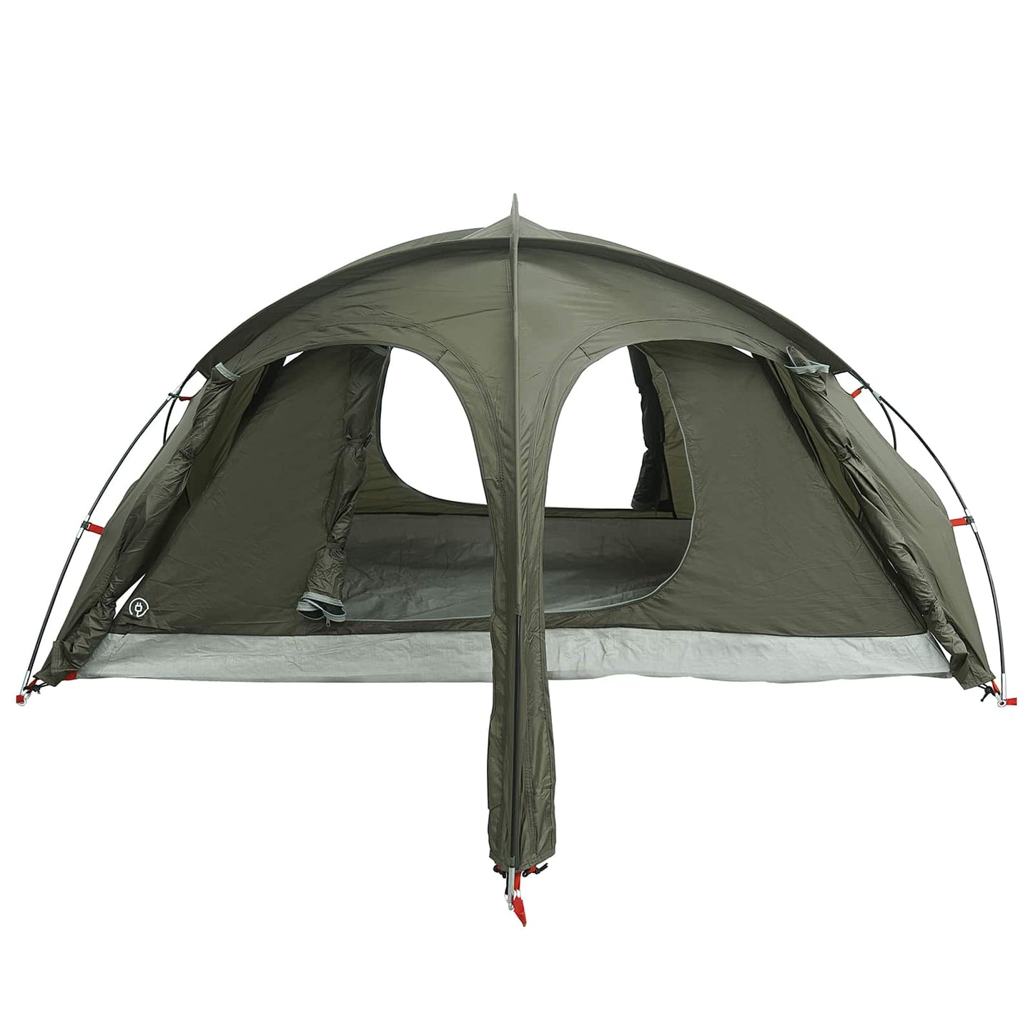 Trekking Tent with Rainfly Water-Resistant 2-Person Army Green