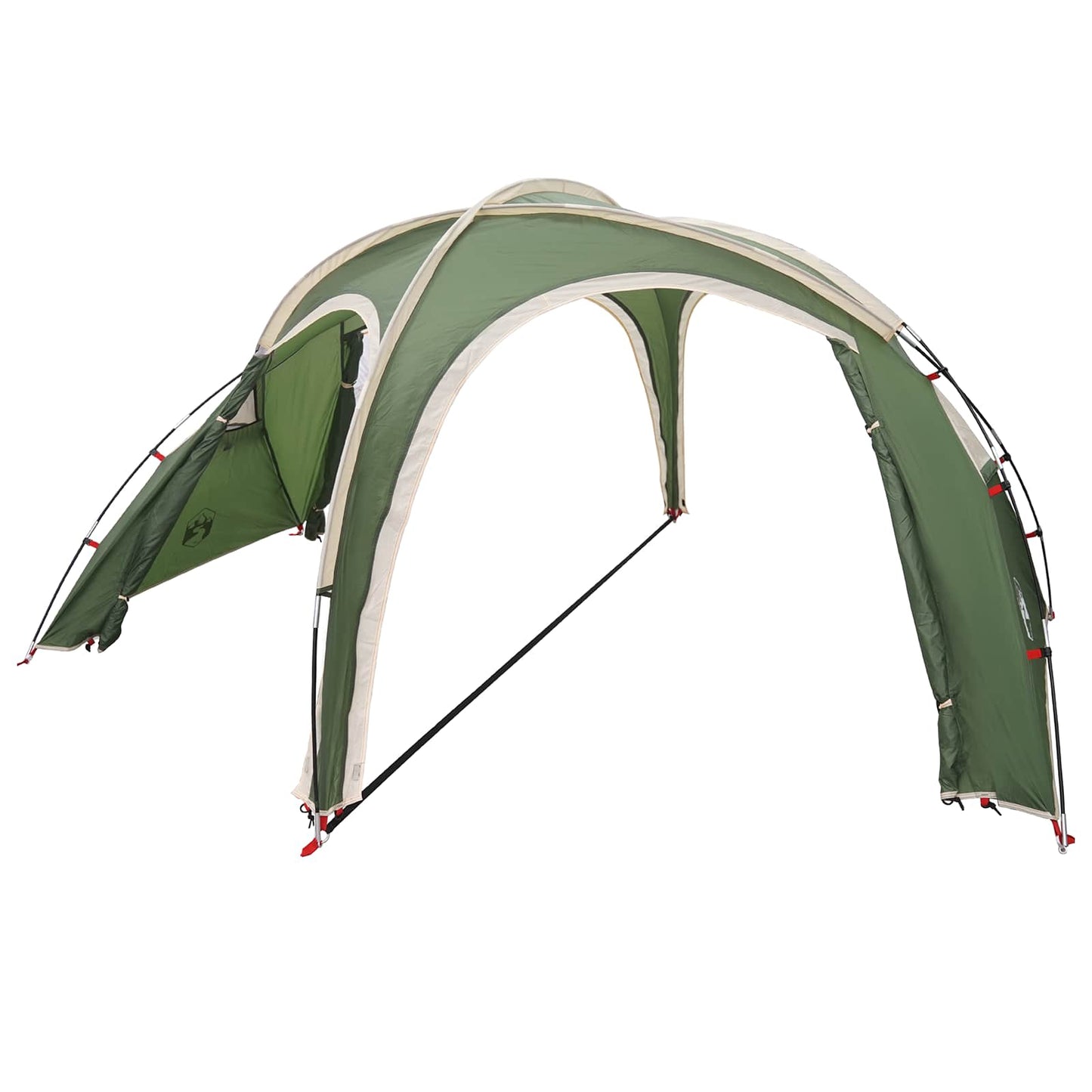 Trekking Tent with Rainfly Water-Resistant 3-Person Green