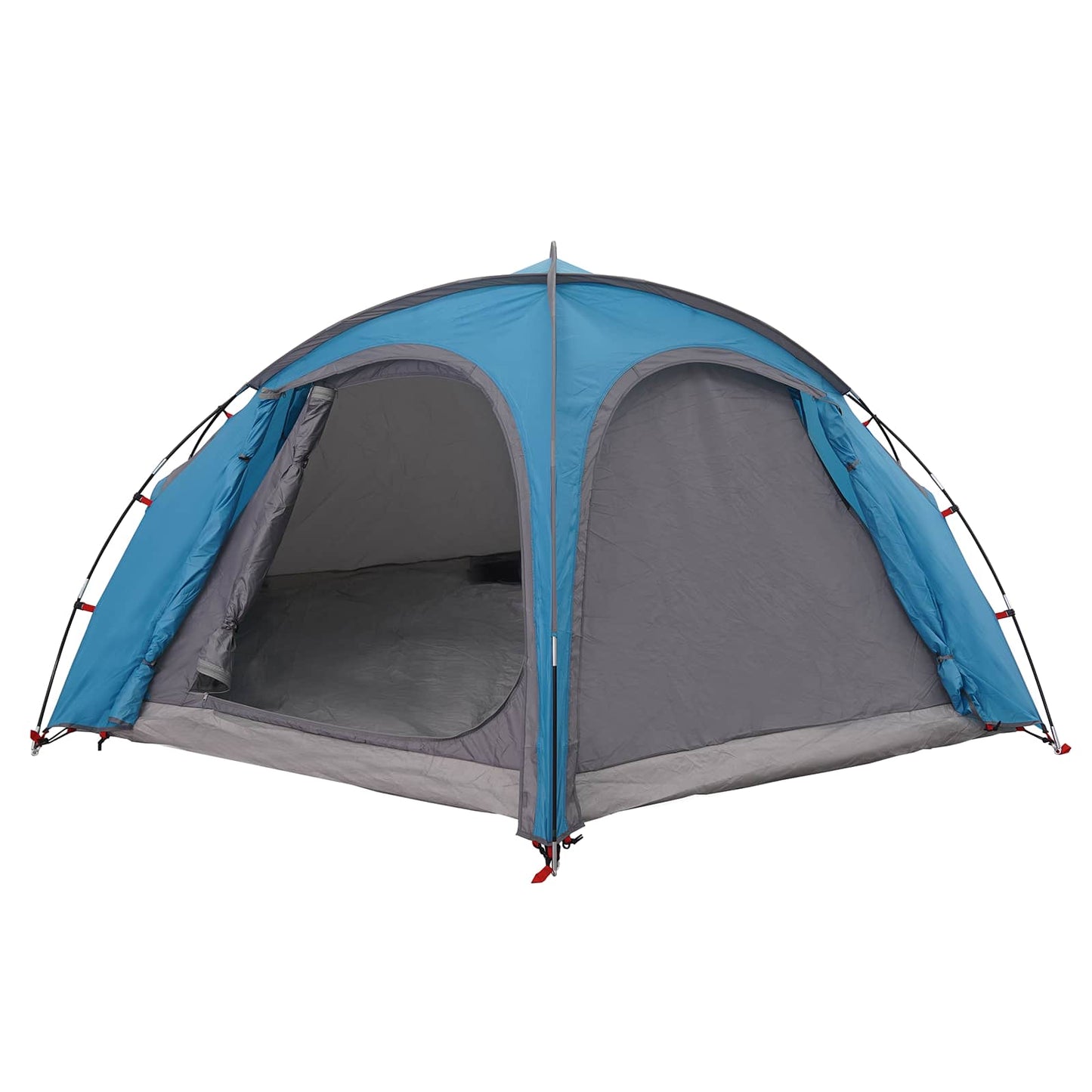 Trekking Tent with Rainfly Water-Resistant 3-Person Blue