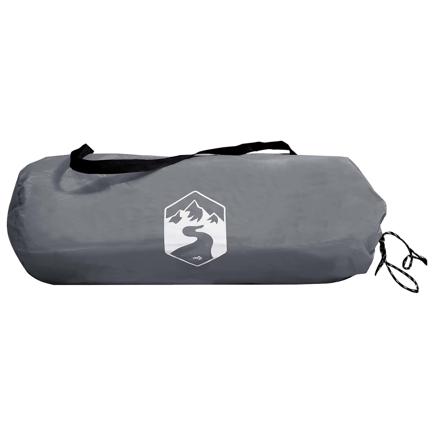 Hiking Tent Water-Resistant 2-Person Grey and Orange
