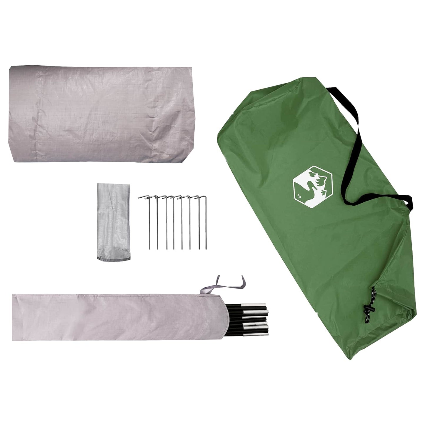 Hiking Tent Water-Resistant 1-Person 1-Person Green