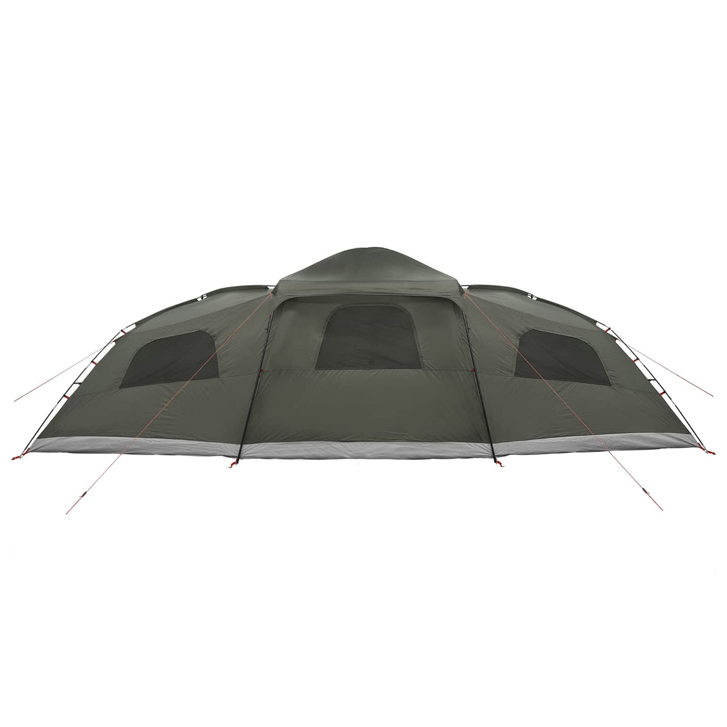 Family Tent with Rainfly Water-resistant 18-Person Army Green